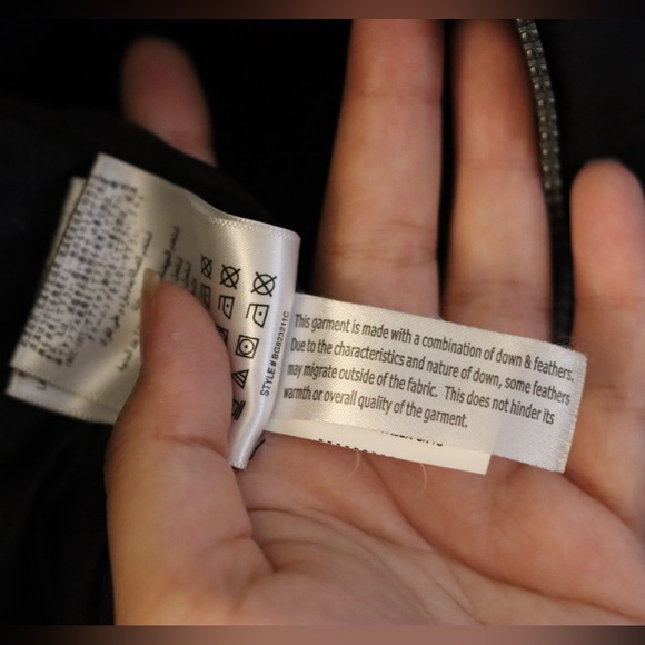 BGBGeneration Black Hooded Puffer Coat with Down Size S - Picture 7 of 9